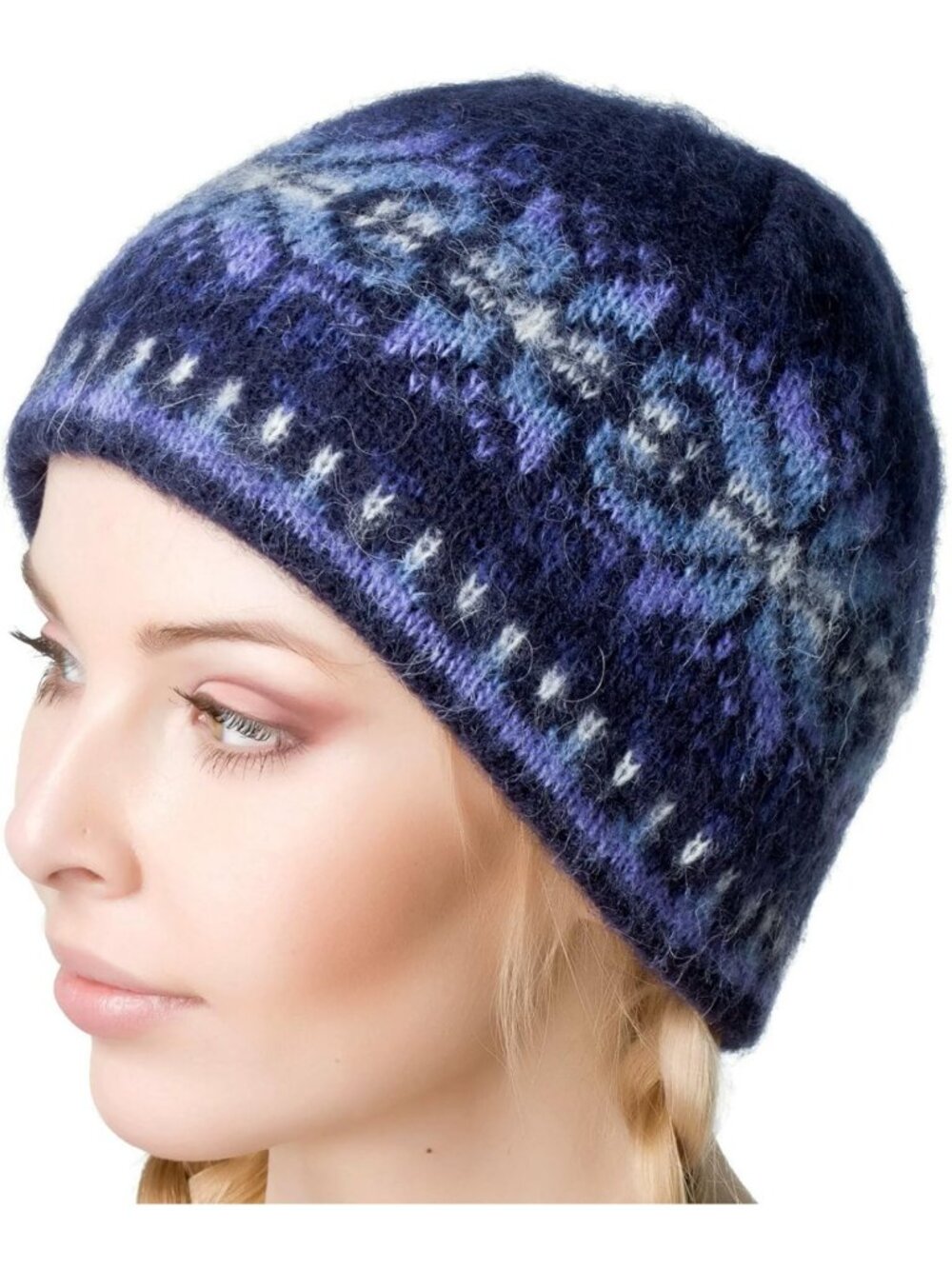 Cozy 100% Icelandic Wool Winter Beanie Cap - Unisex, 2 Ply Knitted Hat